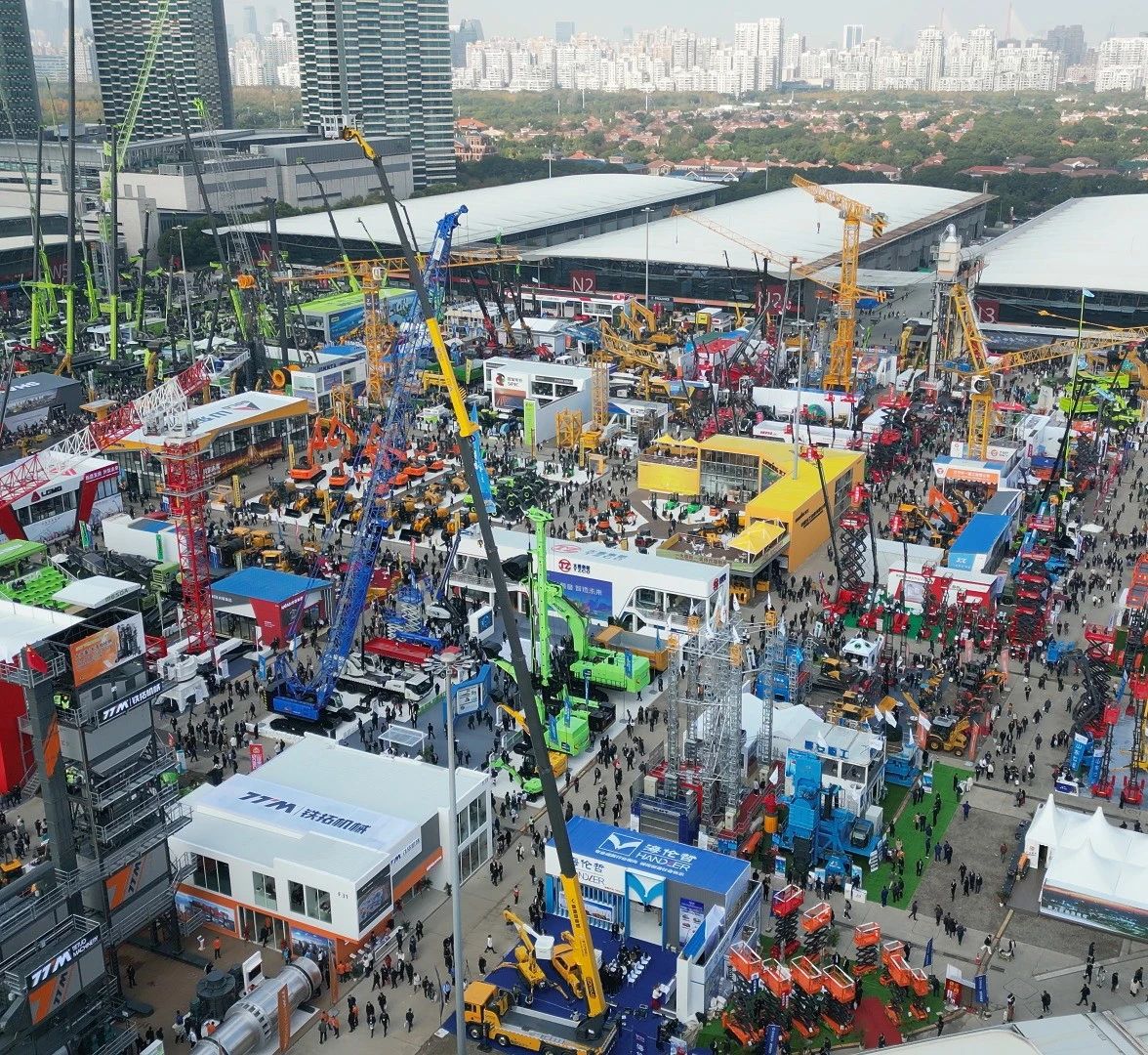 HANDLER First 64M Ultra-High Aerial Work Platform at the Shanghai Bauma Exhibition