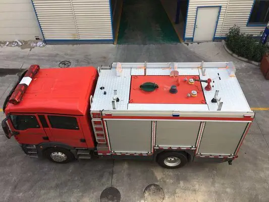 fire truck with water tank