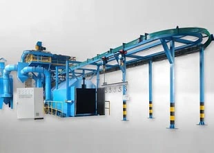 Overhead Rail Shot Blasting Machine