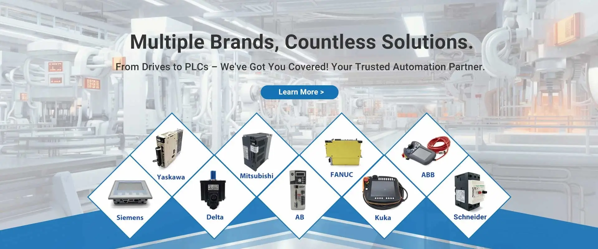 Multiple CNC Parts Brands, Countless Solution